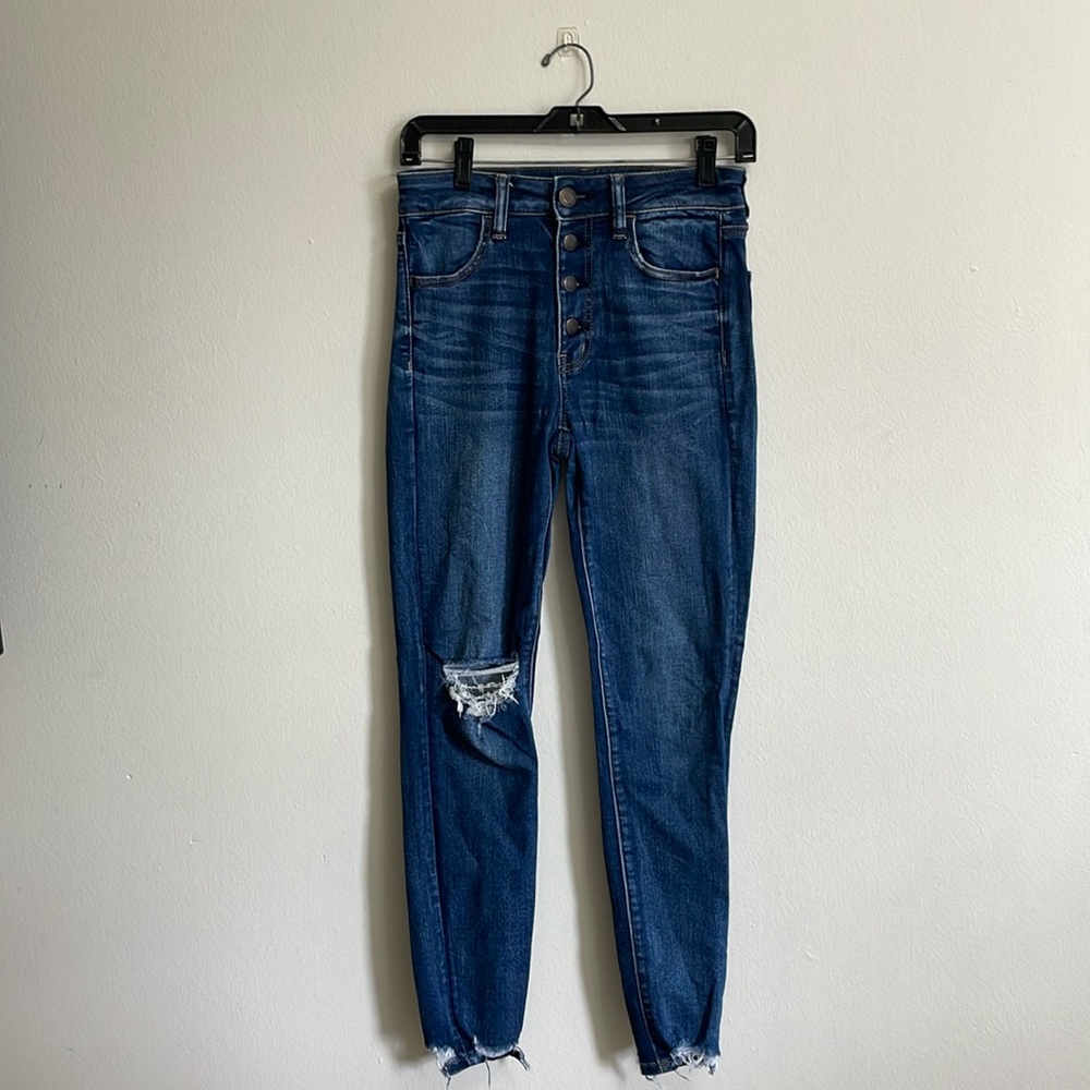 American Eagle Ne(x)t Level Stretch Distressed Skinny Jeans